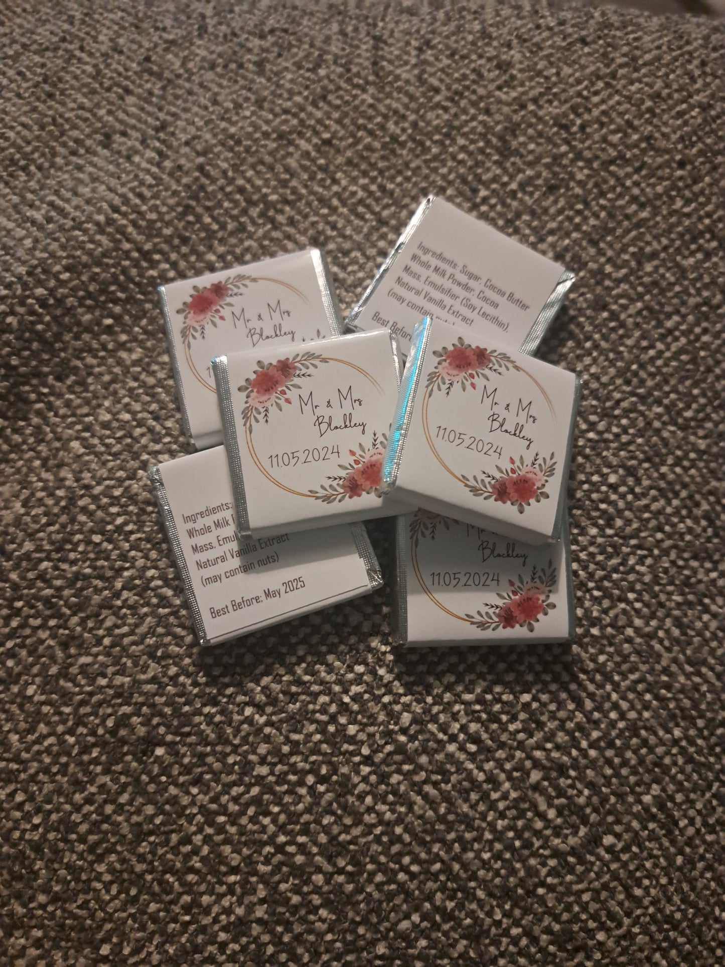 Chocolate Squares - Personalised - STOCK SALE
