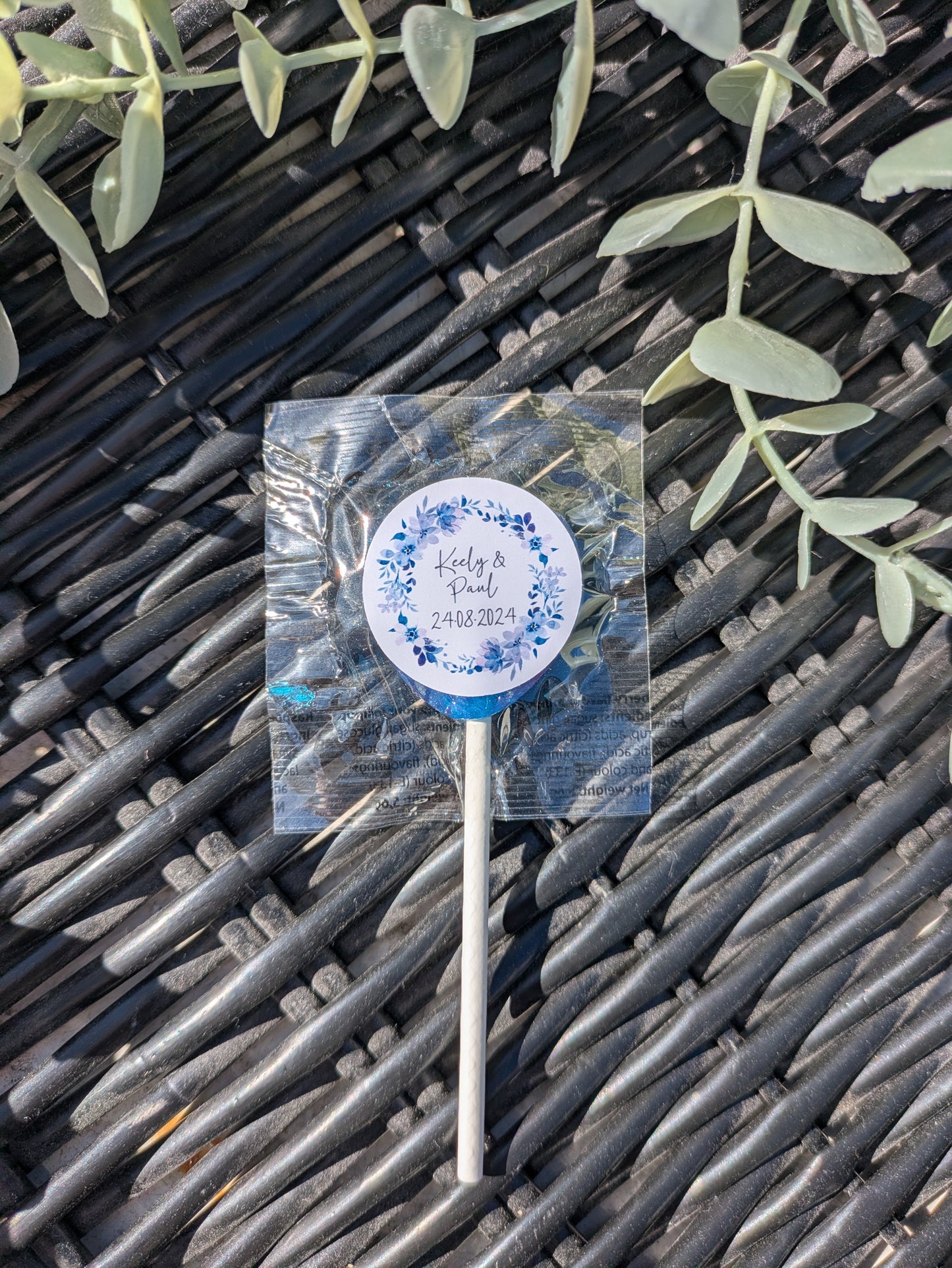 Personalised Love Heart Lollipops | Wedding Favours | Party Favours | STOCK SALE