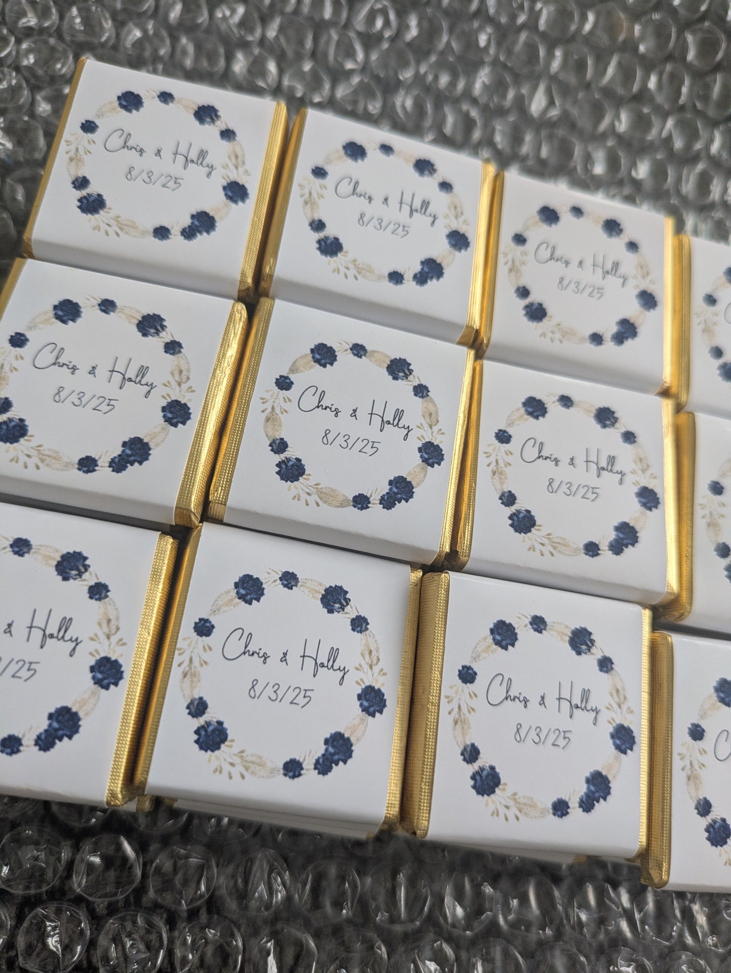 Chocolate Squares - Personalised - STOCK SALE