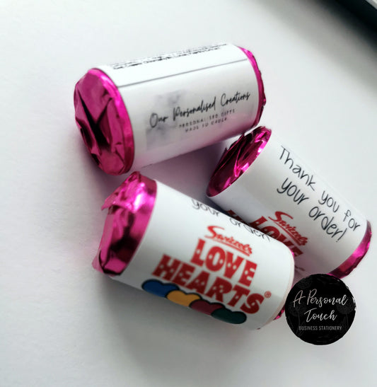 Personalised Love Heart Sweets